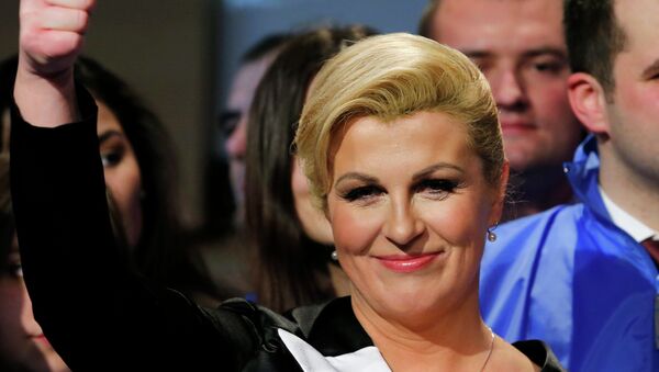 الرئيسة الكرواتية، كوليندا غرابار كيتاروفيتش - سبوتنيك عربي