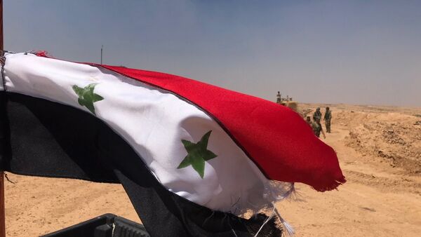 الجيش السوري على الحدود الأردنية في محافظة درعا - سبوتنيك عربي