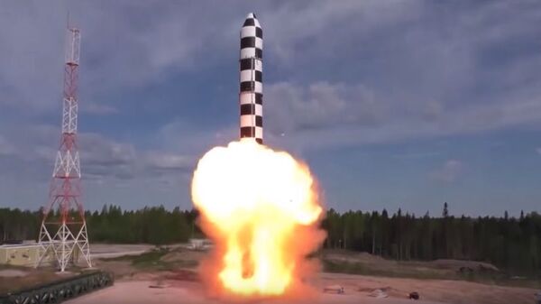  إطلاق صواريخ باليستية سارمات، وزارة الدفاع، روسيا - سبوتنيك عربي