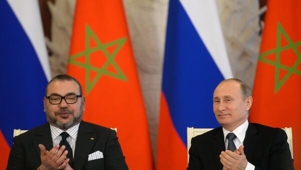 بوتين وملك المغرب - سبوتنيك عربي