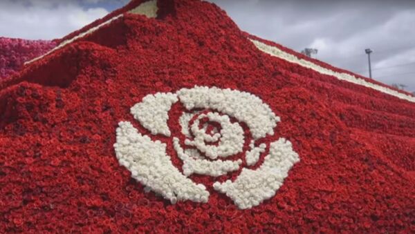 أكبر هرم من الورود في العالم في الإكوادور - سبوتنيك عربي