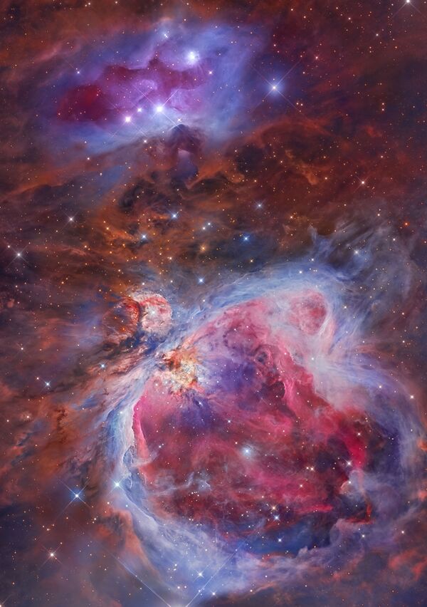 صورة بعنوان Mosaic of the Great Orion & Running Man Nebula، للمصور ميغيل أنخيل غارسيا بوريللا - سبوتنيك عربي