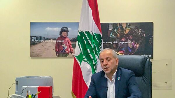 وزير الدولة اللبناني لشؤون النازحين معين المرعبي - سبوتنيك عربي