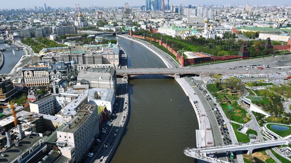 مشهد يطل على مدينة موسكو - الكرمين، نهر موسكو - سبوتنيك عربي