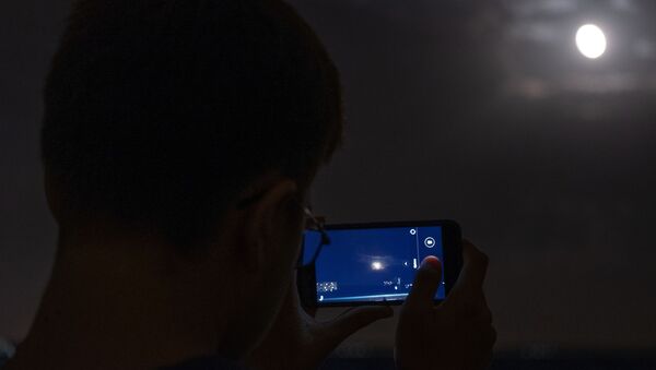 خسوف القمر في كوبان الروسية، 27 يوليو/ تموز 2018 - سبوتنيك عربي
