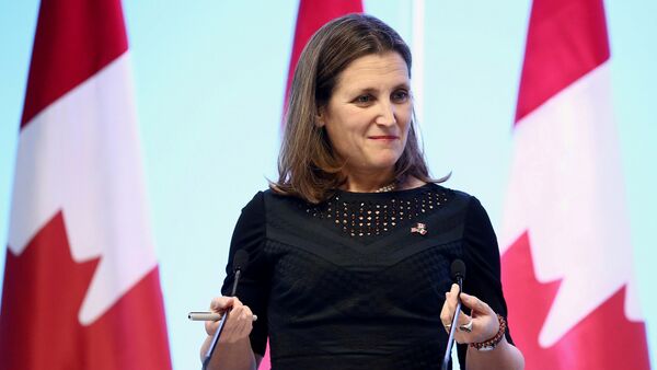 وزيرة الخارجية الكندية كريستيا فريلاند - سبوتنيك عربي
