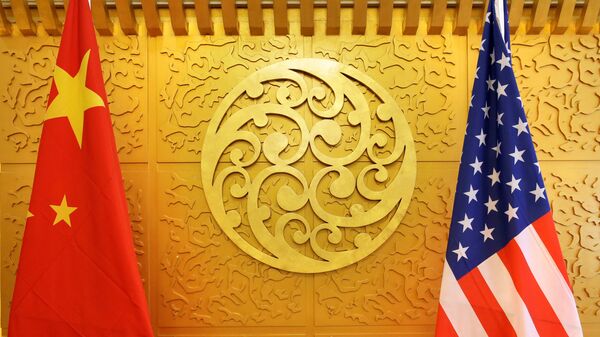 علم أمريكا و الصين - سبوتنيك عربي
