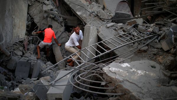 غارة إسرائيلية على غزة - سبوتنيك عربي