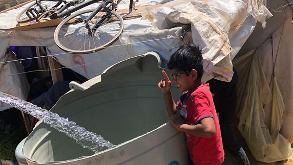 اللاجئين السوريين في البقاع، لبنان - سبوتنيك عربي
