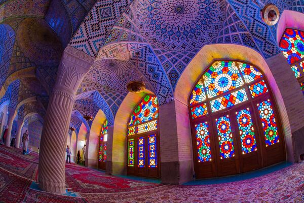مسجد نصير الملك (أو المسجد الوردي) في شيراز، إيران - سبوتنيك عربي