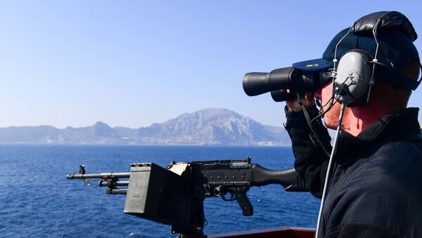  المدمرة الأمريكية Ross بالقرب من شواطئ أسبانيا في البحر الأبيض المتوسط، 17 أغسطس/آب 2018 - سبوتنيك عربي
