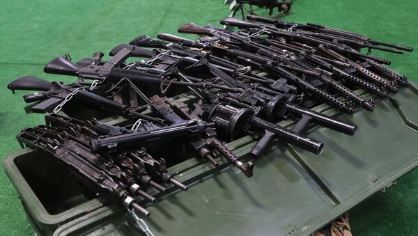 الأسلحة التي تم مصادرتها من المسلحين في سوريا - سبوتنيك عربي