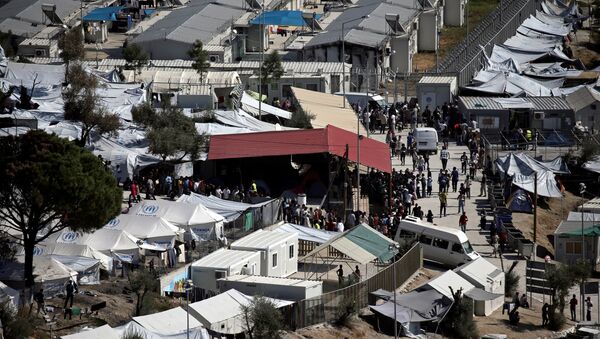 مخيم موريا في اليونان - سبوتنيك عربي