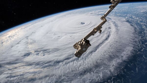 إعصار فلورنس من تصوير وكالة ناسا الأمريكية - سبوتنيك عربي