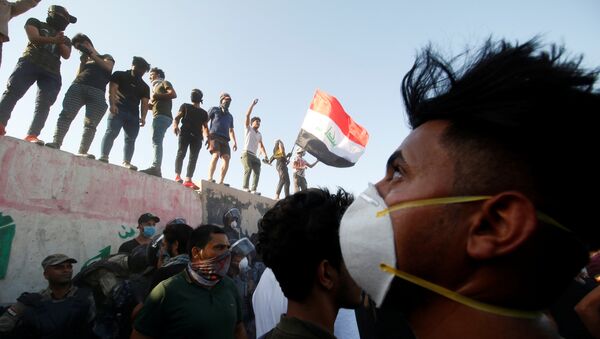التظاهرات في البصرة - سبوتنيك عربي