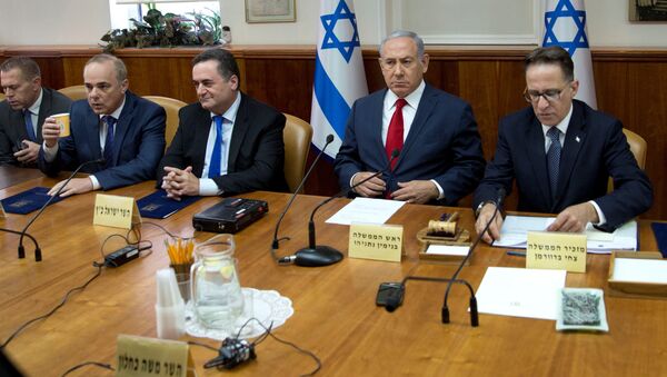 الحكومة الإسرائيلية، جلسة، رئيس الوزراء الإسرائيلي بنيامين نتنياهو - سبوتنيك عربي