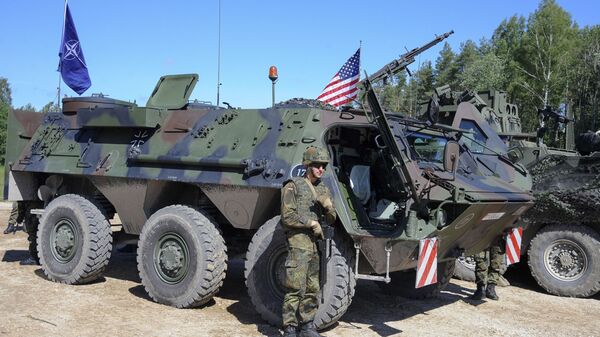 Военнослужащие армии США на учениях Saber Strike в Эстонии. Архивное фото - سبوتنيك عربي