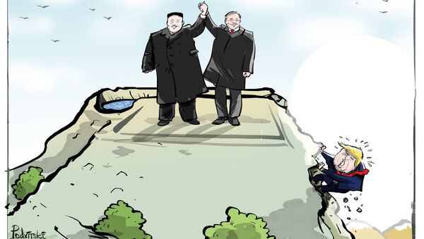 زعيما الكوريتين يعلنان إنهاء حالة الحرب - سبوتنيك عربي