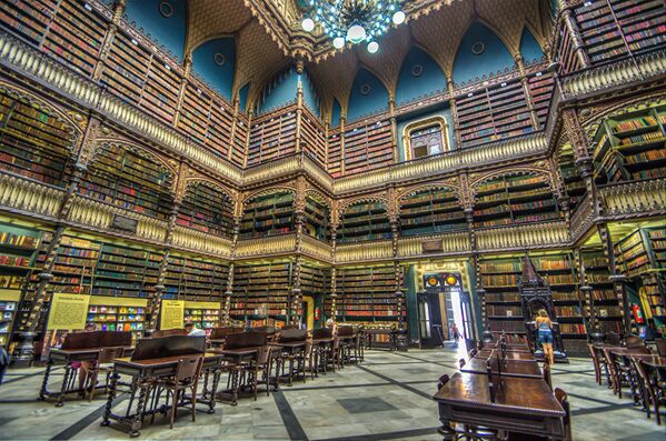 المكتبة الملكية البرتغالية في ريو دي جانيرو - سبوتنيك عربي