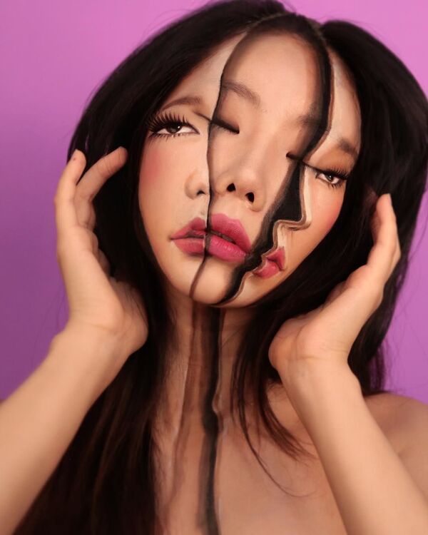 بودي آرت (الرسم على الجسد) من الفنانة الكورية الجنوبية داين يون - سبوتنيك عربي