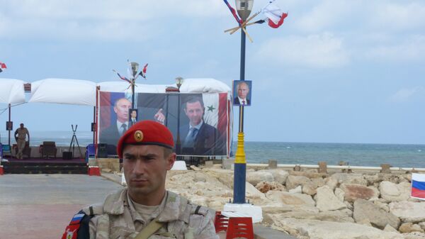 جندوي روسي في قاعدة طرطوس الروسية في سوريا - سبوتنيك عربي