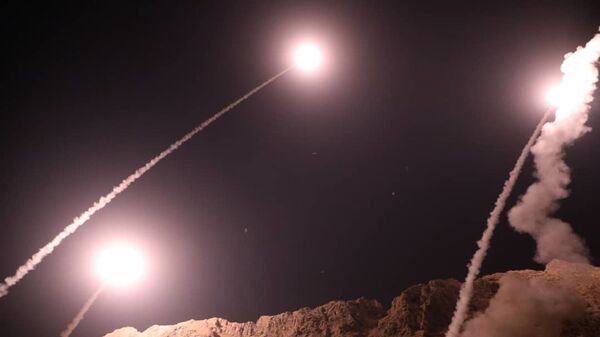 الصواريخ الباليستية الحرس الثوري التي استهدفت مجموعات إرهابية في البوكمال السورية - سبوتنيك عربي