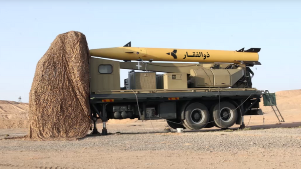 صاروخ إيراني من نوع ذو الفقار - سبوتنيك عربي