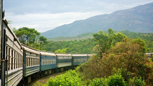 الطريق السكة الحديدية تازارا رايل، الذي يصل بين تنزانيا وزيمبابوي في القارة الأفريقية - سبوتنيك عربي
