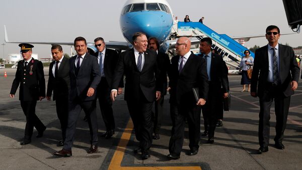 US Secretary of State Mike Pompeo Arrives in Ankara - سبوتنيك عربي