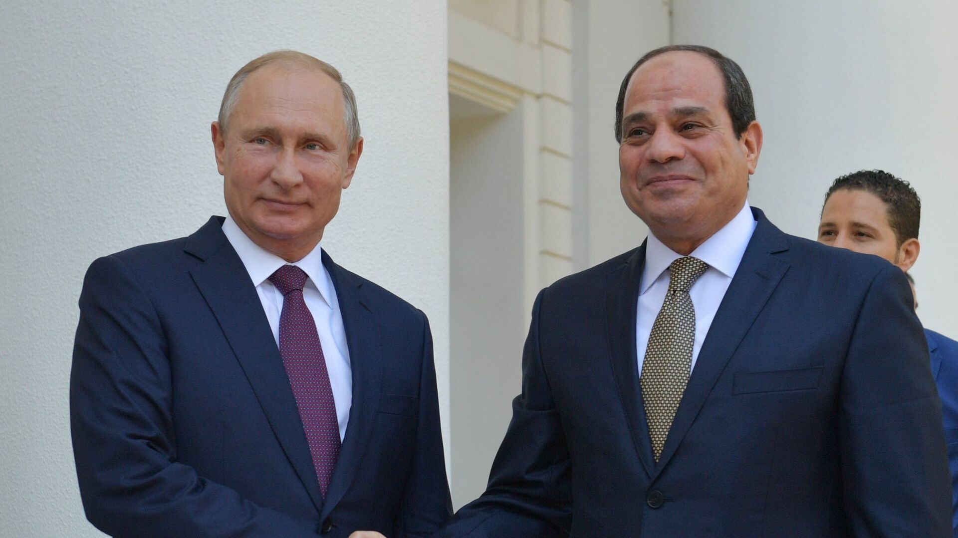 الرئيس الروسي فلاديمير بوتين والرئيس المصري عبد الفتاح السيسي - سبوتنيك عربي, 1920, 08.07.2021