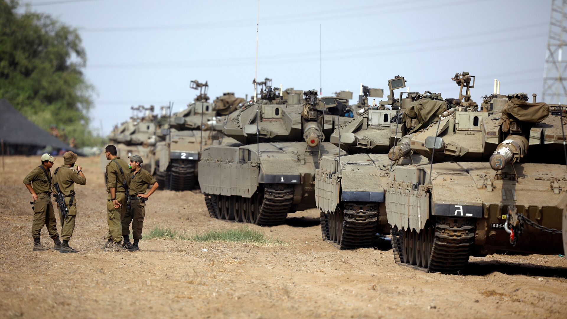انتشار قوات الجيش الإسرائيلي على الحدود مع قطاع غزة، 18 أكتوبر/ تشرين الأول 2018 - سبوتنيك عربي, 1920, 13.05.2021