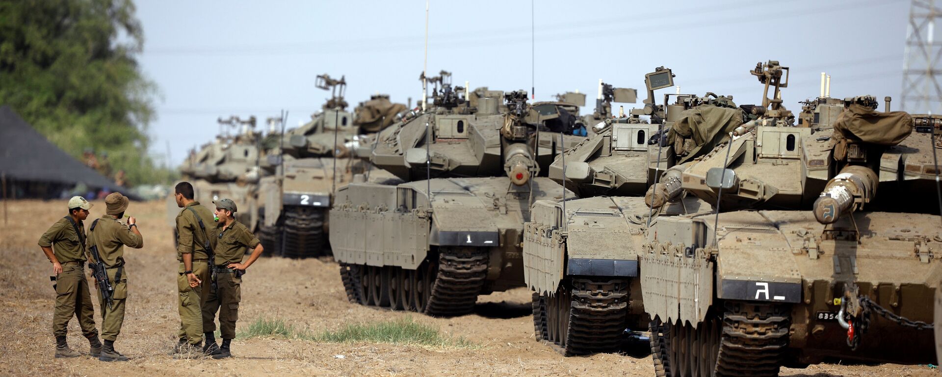 انتشار قوات الجيش الإسرائيلي على الحدود مع قطاع غزة، 18 أكتوبر/ تشرين الأول 2018 - سبوتنيك عربي, 1920, 13.05.2021