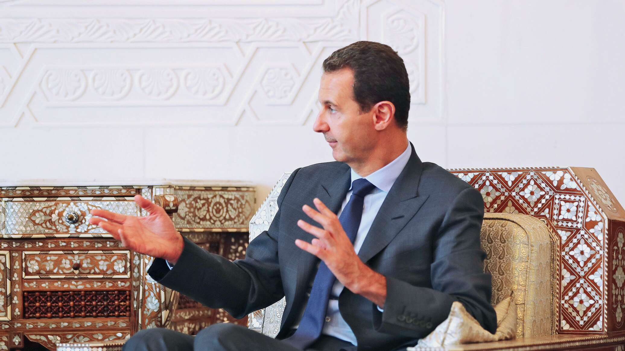 الرئيس السوري يستقبل وزير الخارجية الإيراني في دمشق