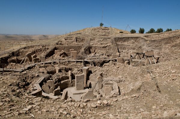غوبيكلي تيبي، وهو مجمع جبلي مقدس من العصر الحجري، تركيا - سبوتنيك عربي