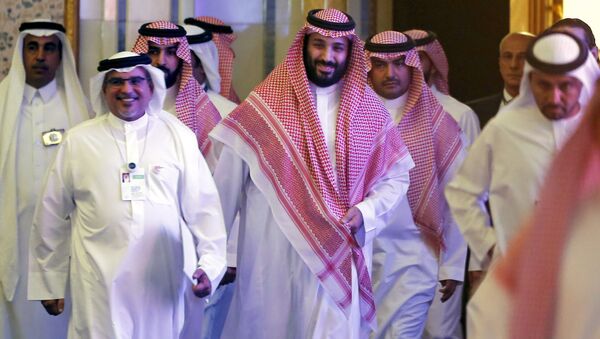 ولي العهد السعودي محمد بن سلمان في مؤتمر مبادرة الاستثمار المستقبلي في الرياض، 24 أكتوبر/ تشرين الأول 2018 - سبوتنيك عربي