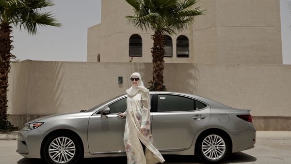 قيادة المرأة السعودية للسيارة، الرياض، 24 يونيو/ حزيران 2018 - سبوتنيك عربي