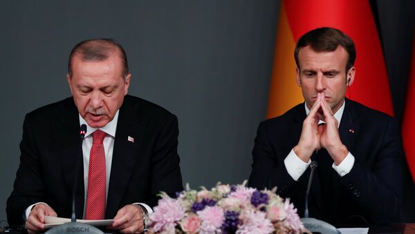 أردوغان في كلمته خلال المؤتمر الصحفي عقب انتهاء قمة إسطنبول الرباعية - سبوتنيك عربي