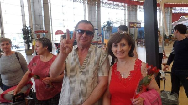 سياح روس في مطار شرم الشيخ، 29 أكتوبر/تشرين الأول 2018 - سبوتنيك عربي