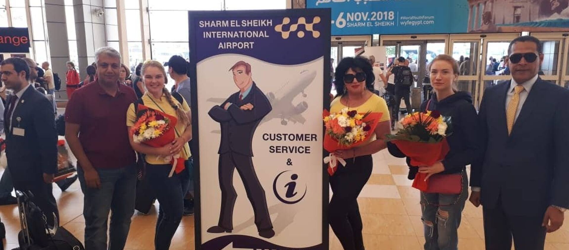 سياح روس يصلون مطار شرم الشيخ، 29 أكتوبر/تشرين الأول 2018 - سبوتنيك عربي, 1920, 26.04.2021