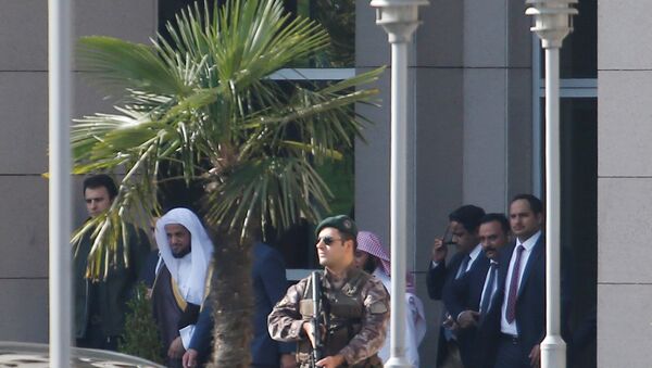 المدعي العام السعودي سعود المعجب يغادر قصر العدل في اسطنبول، تركيا 30 أكتوبر/ تشرين الأول 2018 - سبوتنيك عربي