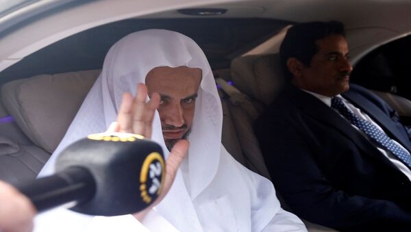 النائب العام السعودي سعود المعجب مع النائب العام التركي عرفان فيدان - سبوتنيك عربي