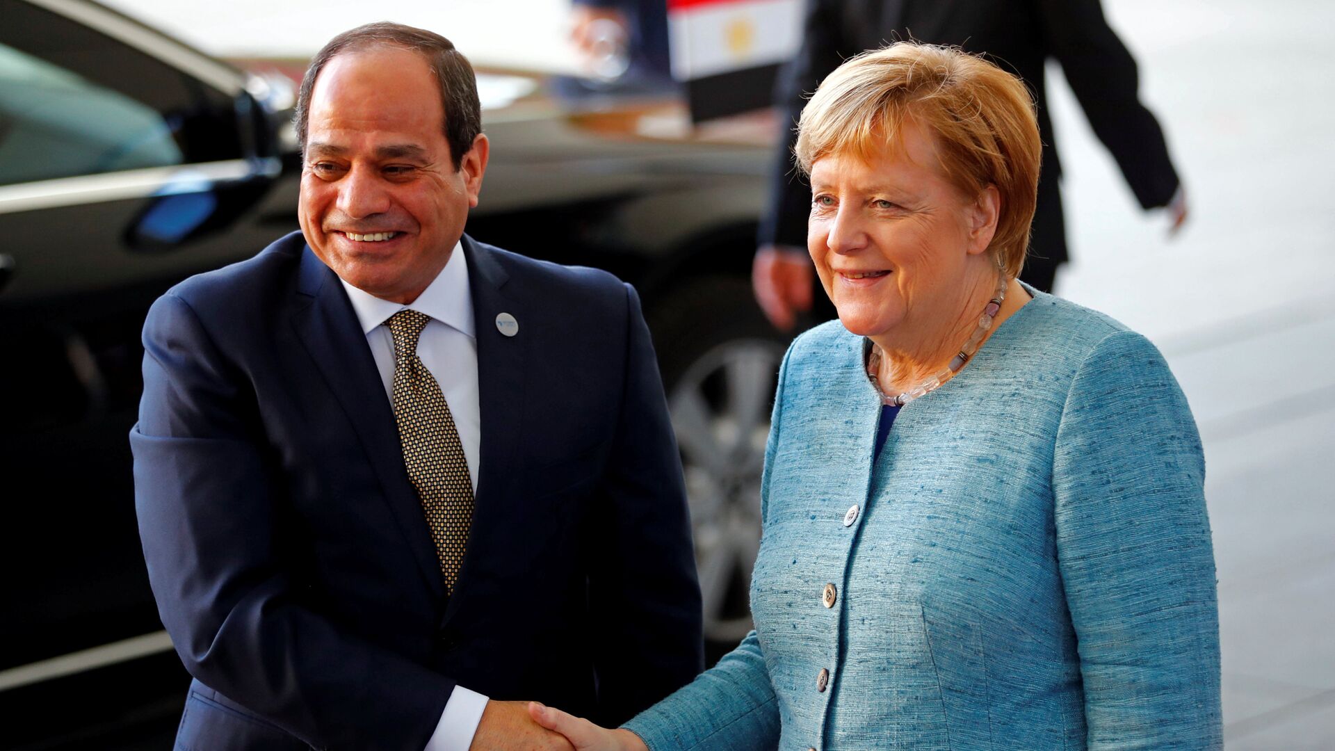المستشارة الألمانية أنجيلا ميركل والرئيس المصري عبدالفتاح السيسي في برلين، ألمانيا 30 أكتوبر/ تشرين الأول 2018 - سبوتنيك عربي, 1920, 18.10.2021