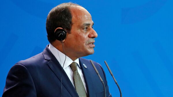 الرئيس المصري عبدالفتاح السيسي في برلين، ألمانيا 30 أكتوبر/ تشرين الأول 2018 - سبوتنيك عربي