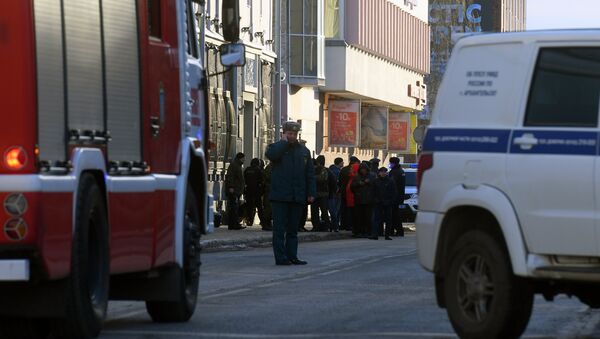 انفجار عند مدخل مبنى الأمن الفيدرالي في مدينة أرخانغلسك - سبوتنيك عربي