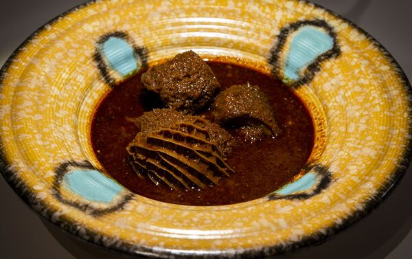 طبق مينودو المكسيكي التقليدي - حساء من معدة الخروف - سبوتنيك عربي