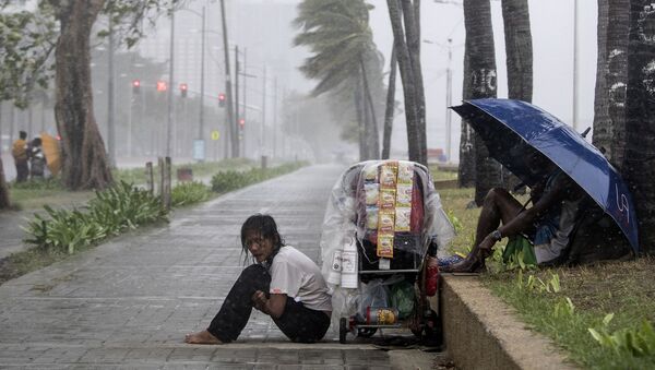 إعصار يوتو في مانيلا، الفلبين 30 أكتوبر/ تشرين الأول 2018 - سبوتنيك عربي