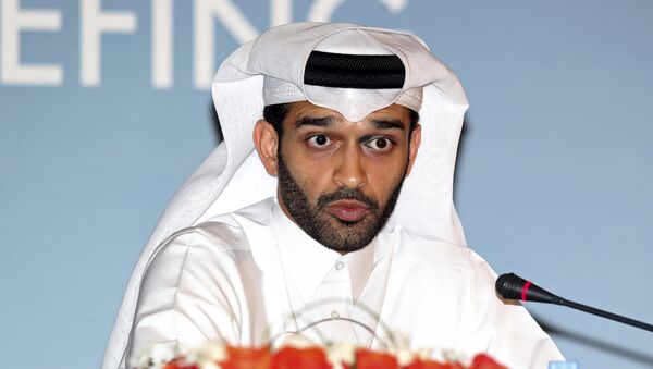 حسن الذوادي رئيس اللجنة المنظمة لكأس العالم لكرة القدم في قطر 2022 - سبوتنيك عربي
