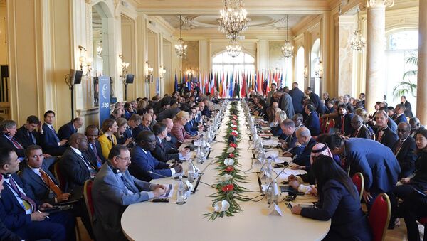 قادة العالم يحضرون مؤتمر باليرمو الدولي لمناقشة الوضع في ليبيا، إيطاليا 13 نوفمبر/ تشرين الثاني 2018 - سبوتنيك عربي