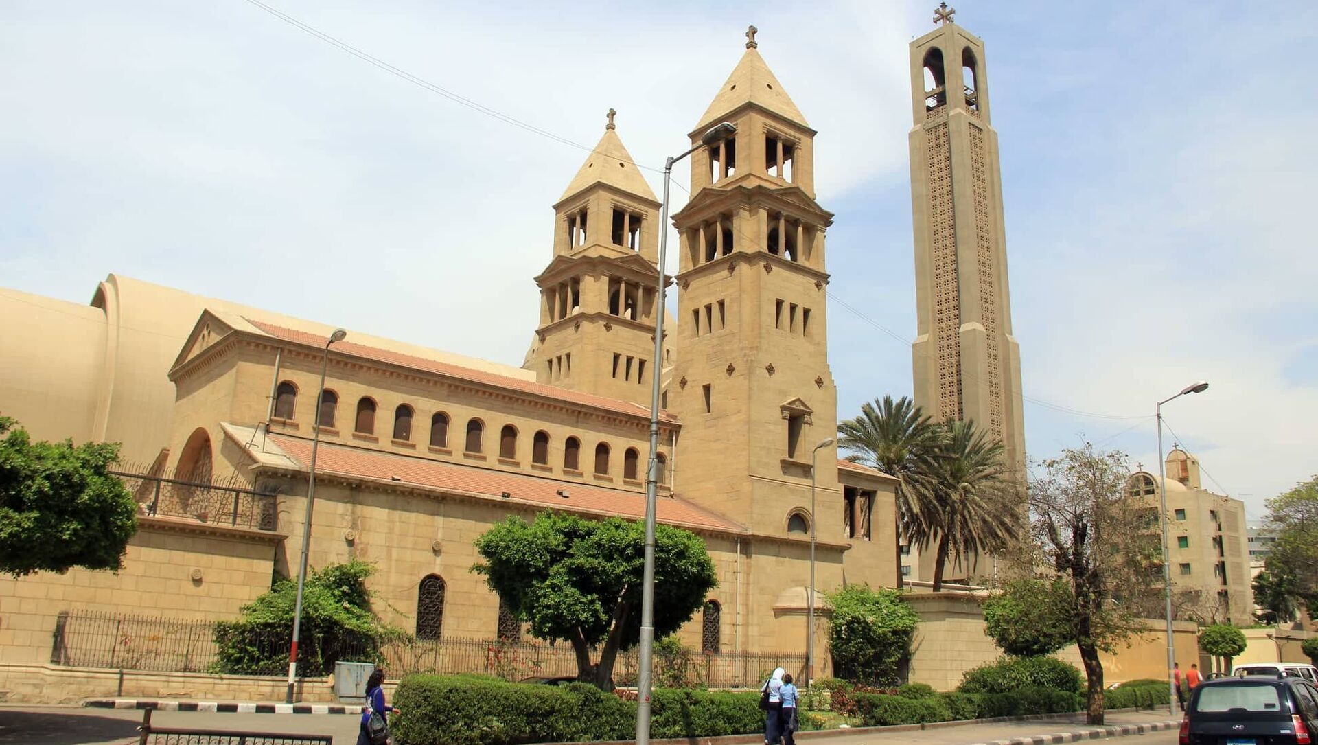 الكاتدرائية المرقسية وسط القاهرة - سبوتنيك عربي, 1920, 15.11.2021
