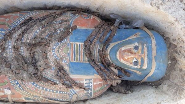 تابوت تم اكتشافه حديثا في مصر - سبوتنيك عربي
